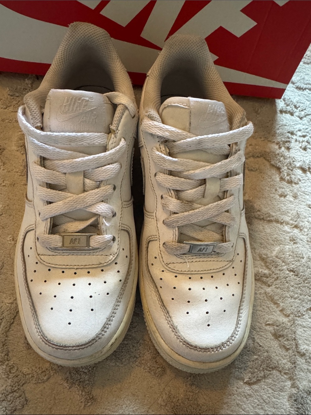 Nike Kids White Low Top Sneakers